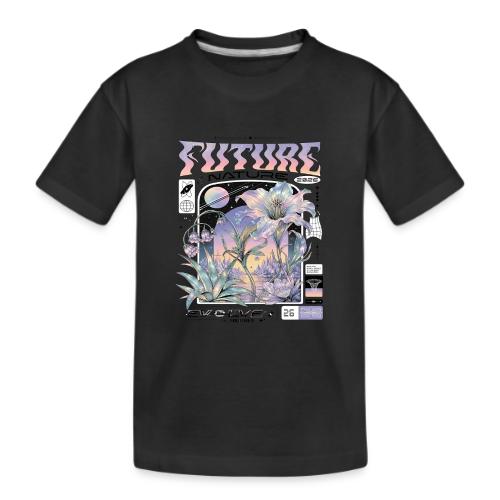 Future Nature Retro-Futuristic - Kid's Premium Organic T-Shirt