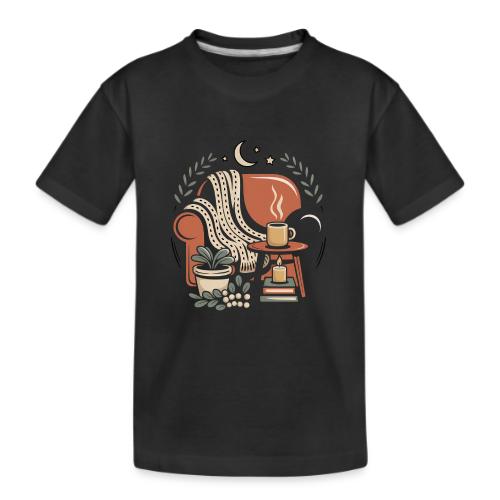 Moonlit Cozy Night Recliner - Kid's Premium Organic T-Shirt