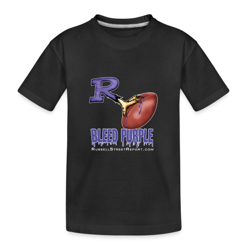 ravens r bleed shirt png - Kid's Premium Organic T-Shirt