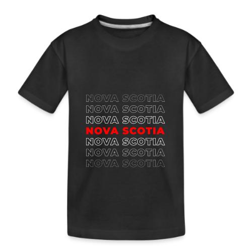 Nova Scotia Script - Kid's Premium Organic T-Shirt