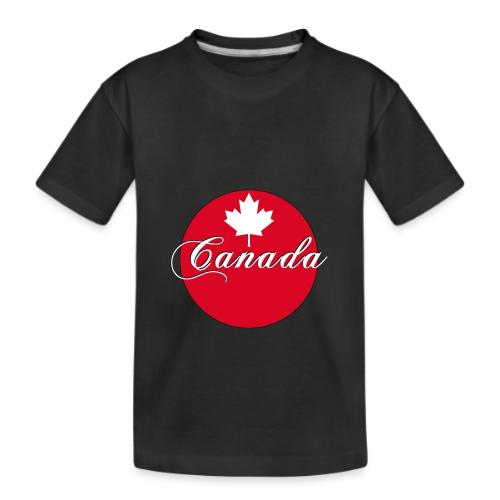 Canada in red and white - Kid's Premium Organic T-Shirt