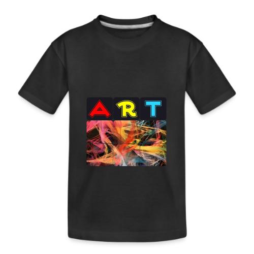 Chaotic Threads of Art - Kid's Premium Organic T-Shirt