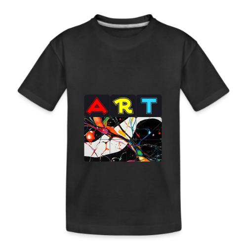 Art in Motion: Color Unleashed - Kid's Premium Organic T-Shirt