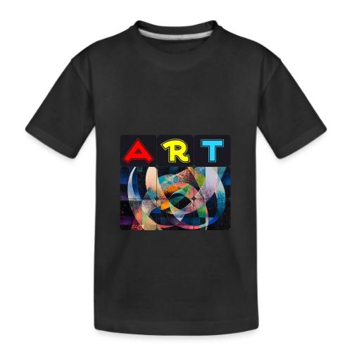 Art of Stripes and Shades - Kid's Premium Organic T-Shirt
