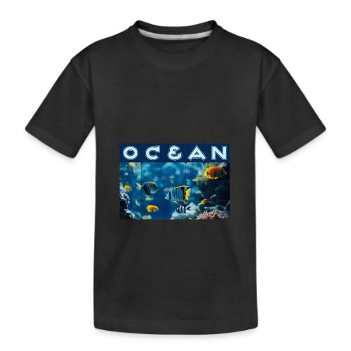 Ocean: Underwater Radiance - Kid's Premium Organic T-Shirt