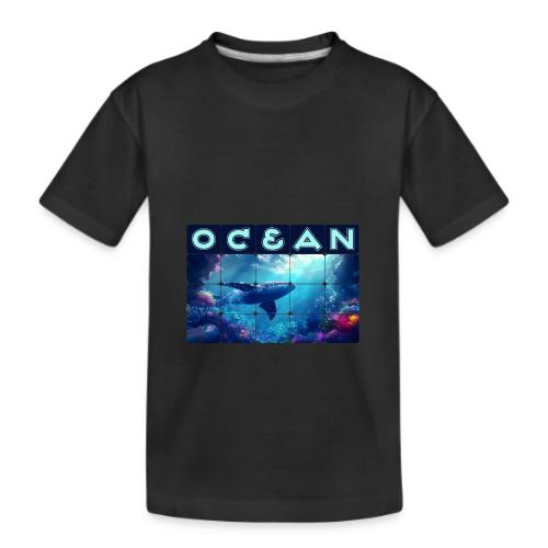 Ocean: Whale’s Path - Kid's Premium Organic T-Shirt