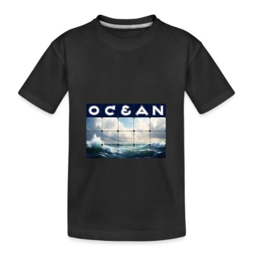 Ocean: Waves of Fury - Kid's Premium Organic T-Shirt