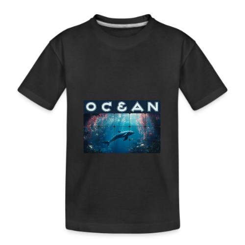 Ocean: Blue Grace - Kid's Premium Organic T-Shirt
