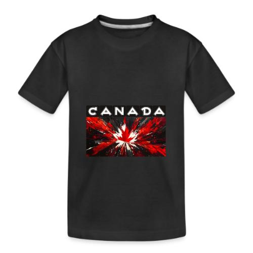 Canada Splash - Kid's Premium Organic T-Shirt