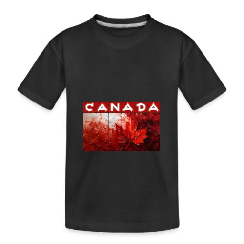 Canada Painted Pride - Kid's Premium Organic T-Shirt
