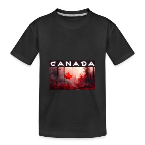 Canada Nature Vibes - Kid's Premium Organic T-Shirt