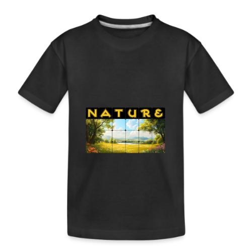 Nature: Summer Fields - Kid's Premium Organic T-Shirt
