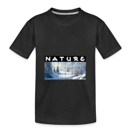 Nature: Frozen Horizon - Kid's Premium Organic T-Shirt