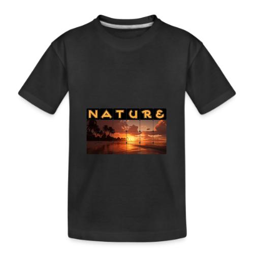 Nature: Sunset Serenity - Kid's Premium Organic T-Shirt