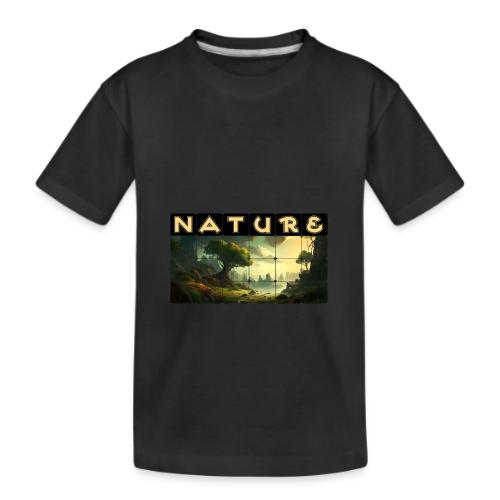 Whispers of Green Peaks - Kid's Premium Organic T-Shirt