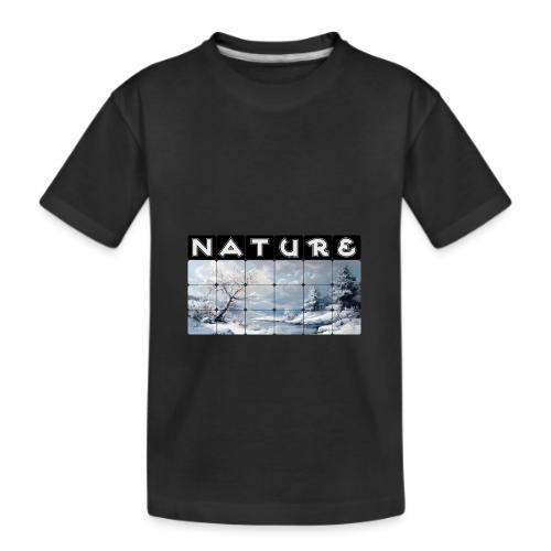 Nature: Winter Embrace - Kid's Premium Organic T-Shirt