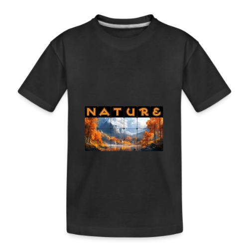 Nature: Golden Autumn Escape - Kid's Premium Organic T-Shirt