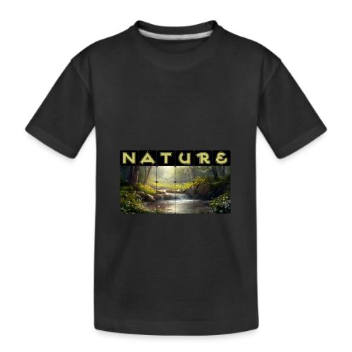 Nature: Verdant Bloom - Kid's Premium Organic T-Shirt