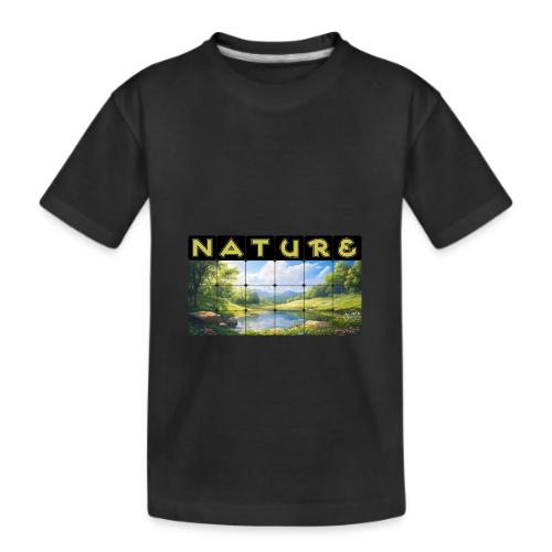 Nature: Springtime Serenity - Kid's Premium Organic T-Shirt