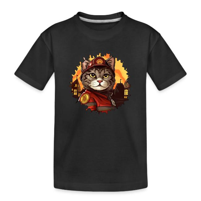 Firefighter cat