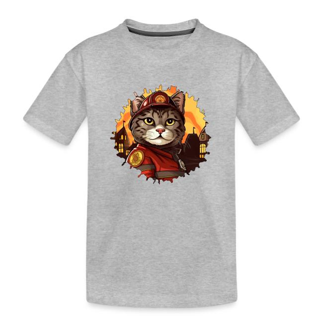 Firefighter cat