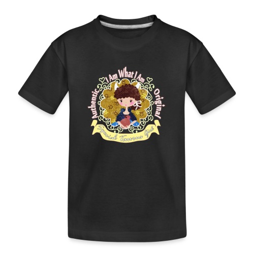 Taurus Horoscope Girl Design ' I Am What I Am' - Kid's Premium Organic T-Shirt