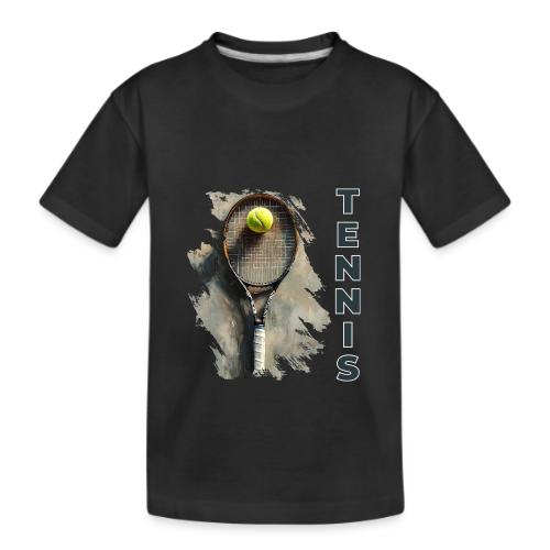 Tennis Power Play - Kid's Premium Organic T-Shirt