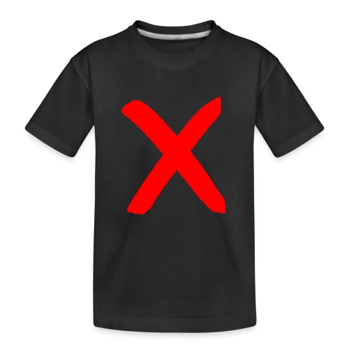 X, Big Red X - Kid's Premium Organic T-Shirt