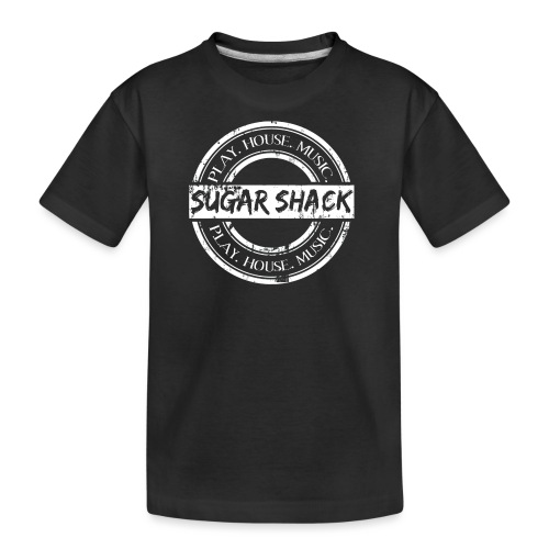 Shack logo White - Kid's Premium Organic T-Shirt