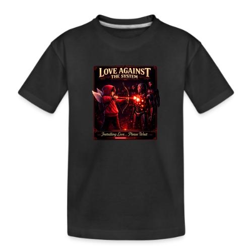 Love Against The System – Cyberpunk Art - Kid's Premium Organic T-Shirt