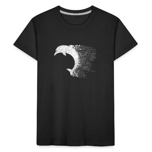 South Carolina Dolphin in White - Kid's Premium Organic T-Shirt