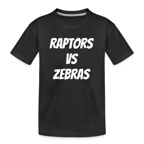 Raptors VS Zebras Basketball - Kid's Premium Organic T-Shirt