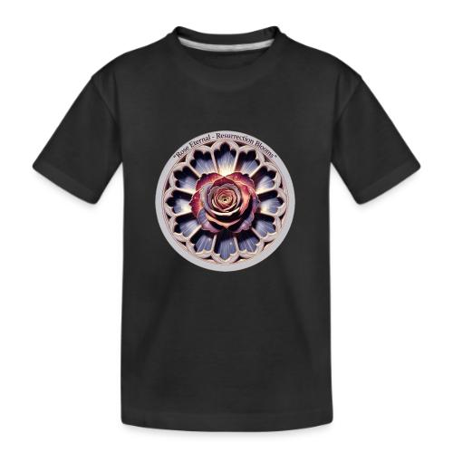 Easter Rose Resurrection T Shirt, Spring Gift - Kid's Premium Organic T-Shirt