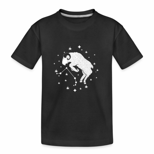Ambitious Aries Constellation Birthday March April - Kid's Premium Organic T-Shirt