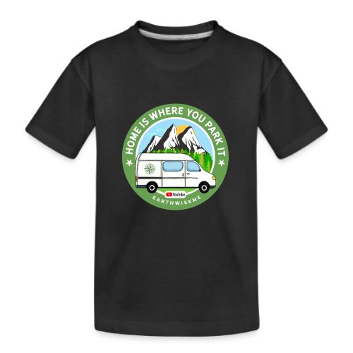 Van Home Travel / La maison est l’endroit où vous la garez / Van - T-shirt bio Premium pour enfants