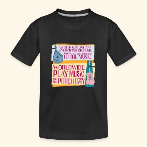 Play Music on the Porch Day 2023 - Kid's Premium Organic T-Shirt