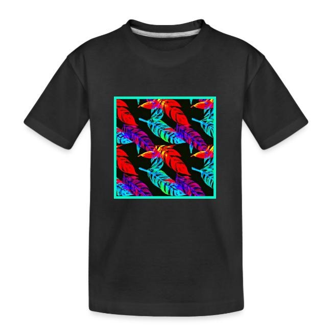 Neon Luminous Foliage Elegance