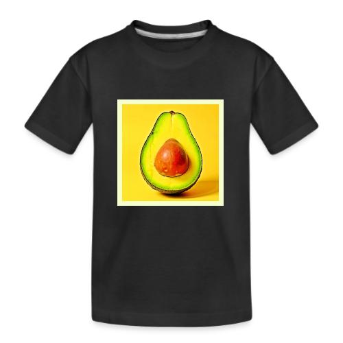 The Beauty of a Healthy Avocado Design - Kid's Premium Organic T-Shirt