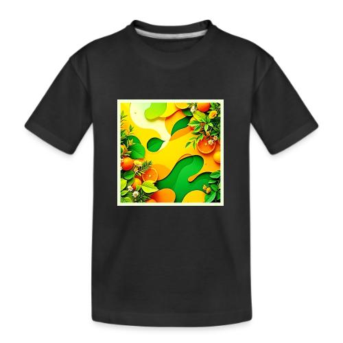 Fresh Citrus Summer Vibes Art - Kid's Premium Organic T-Shirt