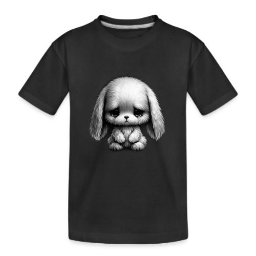 Sad Puppy Meme with Puppy Standing - Kid's Premium Organic T-Shirt
