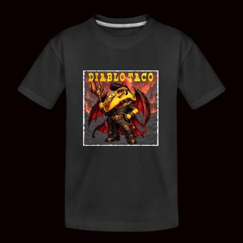 The Diablo Taco Spicy Demon Character - Kid's Premium Organic T-Shirt