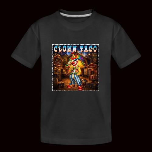 The Clown Taco Circus Humor Character - Kid's Premium Organic T-Shirt