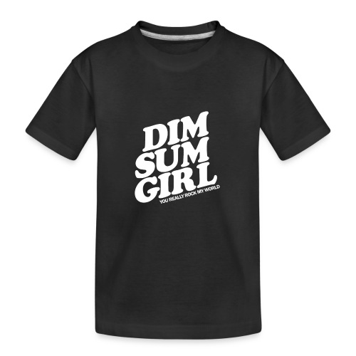 Dim Sum Girl white - Kid's Premium Organic T-Shirt