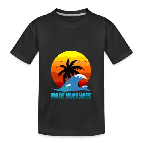 Vacation Mode: Tropical Escape - Kid's Premium Organic T-Shirt