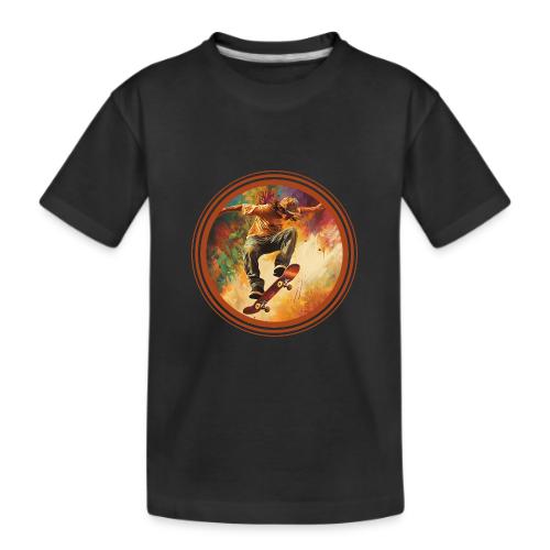 Skateboarding Mode On - Kid's Premium Organic T-Shirt