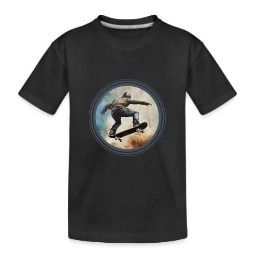 Skateboarding Energy - Kid's Premium Organic T-Shirt