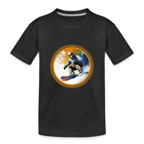 Snowboarding Dreams - Kid's Premium Organic T-Shirt