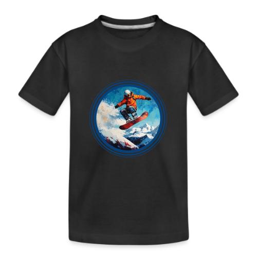 Snowboarding Vibes - Kid's Premium Organic T-Shirt