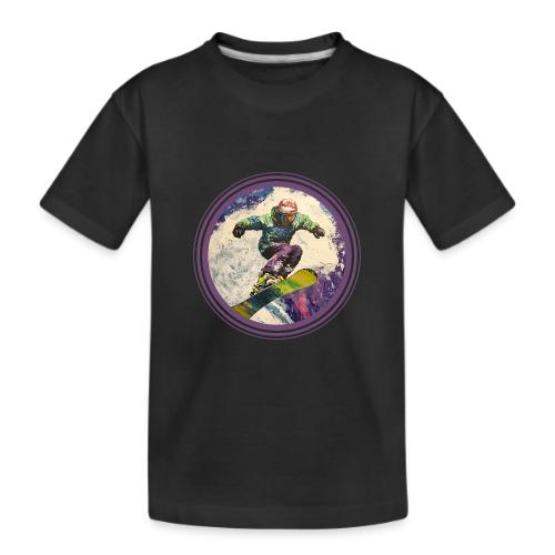 Snowboarding Soul - Kid's Premium Organic T-Shirt