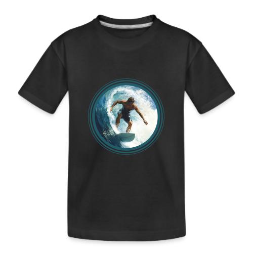 Surfing Horizon - Kid's Premium Organic T-Shirt
